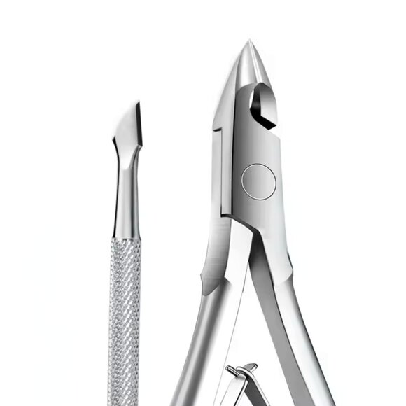 SheSlay Cuticle Care Kit| Stainless Steel Trimmer & Pusher - Picture 1 of 6